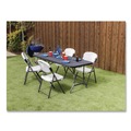 Table Covers & Skirts | Iceberg 16621 iGear 30 in. x 72 in. Polyester Fabric Table Top Cap Cover - Black image number 7