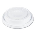 Cup Lids | Dart 16EL Cappuccino Dome Sipper Lids Fits 12 oz. to 24 oz. Hot Cups - White (1000/Carton) image number 1