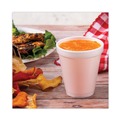 Cups | Dart 8J8 8 oz. Foam Drink Cups - White (25/Pack) image number 4