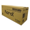 Perforated Roll & Hand Towels | Karat FP-HC66PP-1C Polypropylene Plastic Hinged Container 6 x 6 x 3.3 Clear Plastic 50/Pack 6 Packs/Carton image number 0