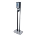Hand Sanitizer Dispensers | PURELL 7416-DS 1200 ml 13.5 in. x 5 in. x 28.5 in. CS6 Hand Sanitizer Floor Stand with Dispenser - Graphite/Silver image number 0