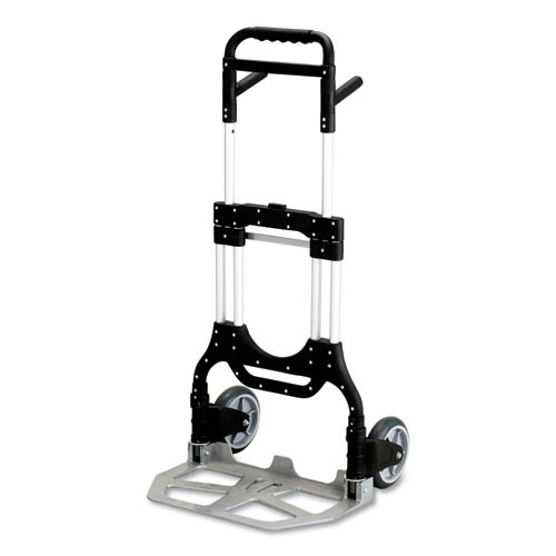Carts & Trucks | Safco 4055NC 23 x 24 x 50 Stow-Away 500 lb Capacity Heavy-Duty Aluminum Hand Truck image number 0
