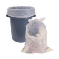 Low-Density Trash Bags | Boardwalk K7665WCK 38 in. x 65 in. 2.5 mil 60 Gallon Industrial Drum Liners Rolls - Clear (50/Carton) image number 2