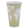 Cups | Eco-Products EP-BHC16-WAPK 16 oz. World Art Renewable and Compostable Paper Hot Cups - Moss (50/Pack) image number 0