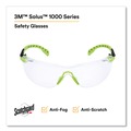 Eye Protection | 3M S1201SGAF Solus 1000-Series Safety Glasses - Black/Green Plastic Frame Clear Polycarbonate Lens image number 3