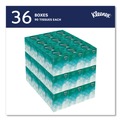Facial Tissues | Kleenex 21270 Boutique 2-Ply Facial Tissues in an Upright Pop-Up Box - White (95 Sheets/Box, 36 Boxes/Carton) image number 2