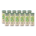Tea | Zevia 01706-12 12 oz Can Zero Sugar Naturally Sweetened Green Tea (12/Carton) image number 0