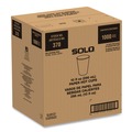 Cups | SOLO 370PLA-PLANET 10 oz Compostable Paper Hot Cups - White/Green (20/Carton) image number 3