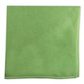 Cleaning Cloths & Wipes | Unger MF400 16 in. x 15 in. SmartColor Microfiber MicroWipes - Green (10/Pack) image number 1
