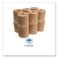 Perforated Roll & Hand Towels | GEN G1804 8 in. x 300 ft. 1-Ply Hardwound Roll Towels - Brown (12 Rolls/Carton) image number 2