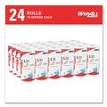 Perforated Roll & Hand Towels | WypAll 05843 70/Roll 11 in. x 10.4 in. L30 General Purpose Wipers - White (24 Rolls/Carton) image number 3
