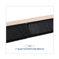 Brooms | Boardwalk BWK20636 3 in. Black Polypropylene Bristles 36 in. Brush Floor Brush Head image number 3
