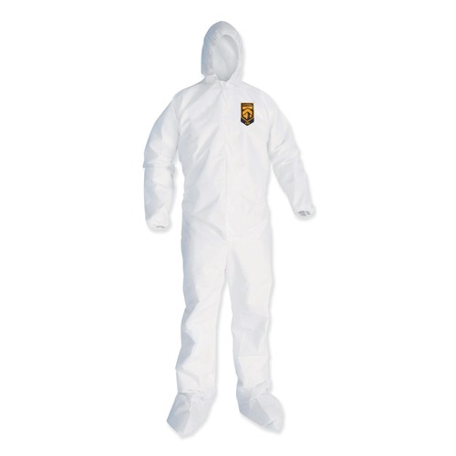 Cleaning Cloths & Wipes | Ansell 38941 A35 Liquid and Particle Protection Coveralls - 2X-Large, White (25/Carton) image number 0
