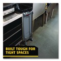 Indoor Waste Receptacles | Rubbermaid Commercial FG354060GRAY 23 Gallon Rectangular Plastic Slim Jim Receptacle W/venting Channels - Gray image number 8