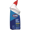 Toilet Bowl Cleaners | Clorox 00031 24 oz. Bottle Toilet Bowl Cleaner with Bleach - Fresh Scent (12/Carton) image number 1