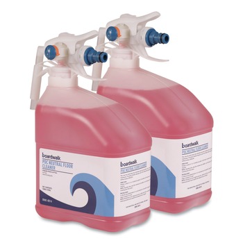 FLOOR CLEANERS | Boardwalk 956500-39ESSN 3 L Bottle PDC Neutral Floor Cleaner - Tangy Fruit Scent (2/Carton)