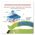 Head & Face Protection | Ergodyne 12566 Chill-Its 6700CT One Size Fits Most Cooling Bandana PVA Tie Headband - Lime image number 1