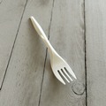 Disposable Forks | Boardwalk BWKFORKPPMW 5.51 in. Long Mediumweight Polypropylene Plastic Fork Cutlery - White (1000/Carton) image number 3