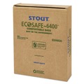 Repro Trash Bags | Stout by Envision E3348E85 32 Gallon 0.85 mil 33 in. x 48 in. EcoSafe-6400 Bags - Green (50/Box) image number 2