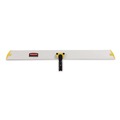 Floor Dusters & Accessories | Rubbermaid Commercial HYGEN FGQ58000YL00 HYGEN 36-1/10 in. Quick Connect Single-Sided Aluminum Wet/Dry Mop Frame - Yellow image number 1