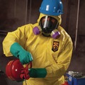 Cleaning Cloths & Wipes | Ansell KCC 00682 A70 Chemical Spray Protection Coveralls - Medium/Yellow (12/Carton) image number 2