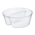 Food Containers & Lids | Dart PF35C2 3.6 in. Diameter x 1.3 in. Height Plastic Cup Insert - Clear (1000/Carton) image number 1