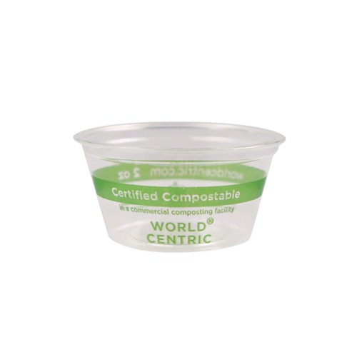 Cups | World Centric CPCS2S 2 oz PLA Souffle Cold Cups - Clear (2,000/Carton) image number 0