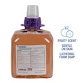 Soap Refills | Boardwalk 6162-04-GCE00VL 1250 ml. Foam Antibacterial Handwash Refill - Fruity (4/Carton) image number 5
