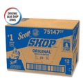Perforated Roll & Hand Towels | Scott 75147 9.4 in. x 11 in. Standard Shop Towels - Blue (55/Roll 12 Rolls/Carton) image number 10