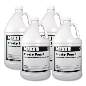Misty 1038793 1 Gallon Frosty Pearl Soap Moisturizer - Floral Bouquet Scent (4/Carton)