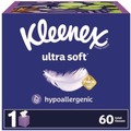 Facial Tissues | Kleenex 54278 Ultra Soft 3-Ply Facial Tissue - White (18/Carton) image number 0