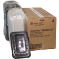 Food Containers & Lids | Pactiv Corp. YCNC300800NH 13.3 in. x 8.4 in. x 4 in. ClearView MealMaster Chicken Barn - Black/Clear (105/Carton) image number 0