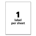 Perforated Roll & Hand Towels | Avery 60521 UltraDuty 8.5 in. x 11 in. GHS Chemical Waterproof and UV Resistant Labels - White (50/Pack) image number 8