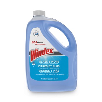 Windex 696503EA 1 Gallon Bottle Glass Cleaner with Ammonia-D
