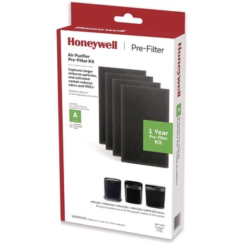 AIR PURIFIER FILTERS | Honeywell HRFA300 Box of 4 Filters Pre-Cut Carbon Pre-Filter