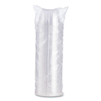 Dart 12HDLC D-T Sundae/Cold Cup Lids fits Foam Cups - Clear (1000/Carton)