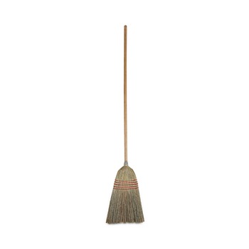 Boardwalk BWK926CEA 55 in. Overall Length Parlor Broom with Corn Fiber Bristles - Natural