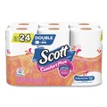 Toilet Tissues | Scott 47618 ComfortPlus 1-Ply Septic Safe Toilet Paper Double Roll Bath Tissue - White (48/Carton) image number 0