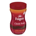 Coffee - Caffeinated | Folgers 2550020629 8 oz Jar Medium Instant Coffee Crystals - Classic Roast image number 1
