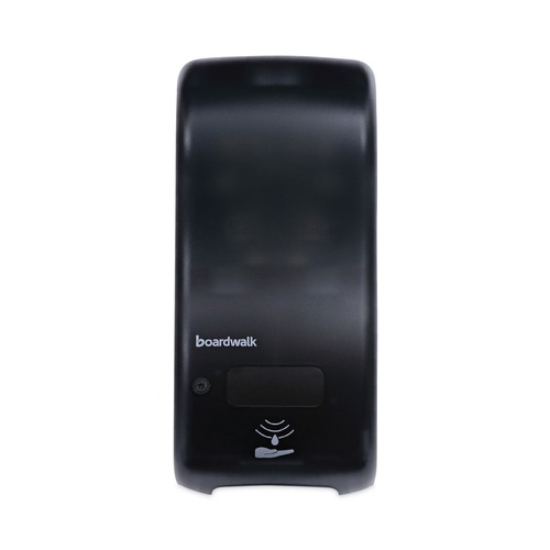 Soap Dispensers | Boardwalk SH900SBBW 5.5 in. x 4 in. x 12 in. 900 mL Bulk Fill Soap Dispenser - Black image number 0