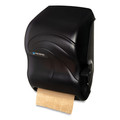 Towel Dispensers | San Jamar T1190TBK 12.94 x 9.25 x 16.5 Oceans Lever Roll Towel Dispenser - Black Pearl image number 1