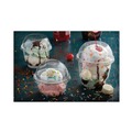 Food Containers & Lids | Pactiv Corp. YPS8C EarthChoice 8 oz. 4 in. Diameter x 3 in. height Recycled Clear Plastic Sundae Dish - Clear (900/Carton) image number 4