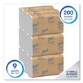 Perforated Roll & Hand Towels | Scott 03623 10.13 in. x 13.15 in. 1-Ply Essential C-Fold Towels - White (9 Packs/Carton) image number 2