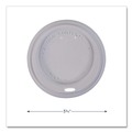 Cup Lids | FLAVIA 25200019 10 oz. Hot Beverage Paper Cup Lids Fits FLAVIA 10 oz. Paper Cup - White (1000/Carton) image number 5