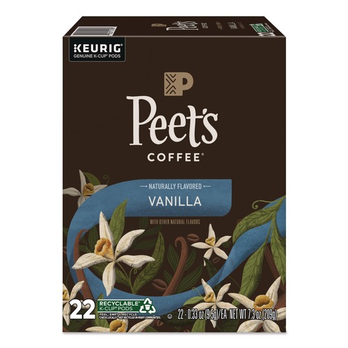 Coffee - Caffeinated | Keurig 5000376697 0.33 oz. Coffee K-Cups - Vanilla (22/Box) image number 0