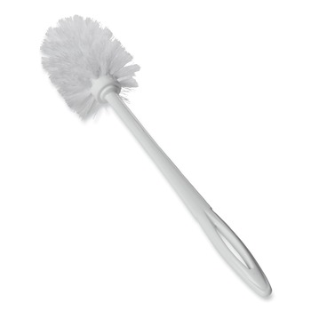 TOILET BRUSHES | Rubbermaid Commercial FG631000WHT 10 in. Handle Toilet Bowl Brush - White