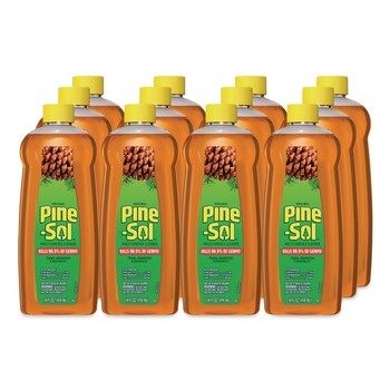 PRODUCTS | Pine-Sol 60146CT 14 oz. Bottle Multi-Surface Concentrated Disinfectant Cleaner - Pine Scent (12/Carton)