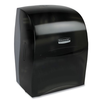 Kimberly-Clark Professional 9990 Sanitouch 12.63 in. x 10.2 in. x 16.13 in. Hard Roll Towel Dispenser - Smoke