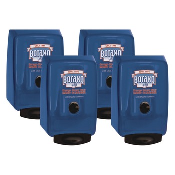 HAND SANITIZER DISPENSERS | Boraxo DIA 10989CT 10.49 in. x 4.98 in. x 6.75 in. 2 Liter Dispenser for Heavy Duty Hand Cleaner - Blue (4/Carton)