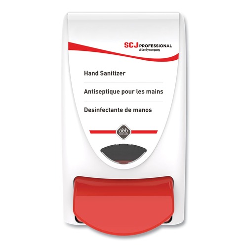 Hand Sanitizer Dispensers | SC Johnson 5010424017091 4.92 x 4.6 x 9.25 1 Liter Capacity Hand Sanitizer Dispenser - White image number 0